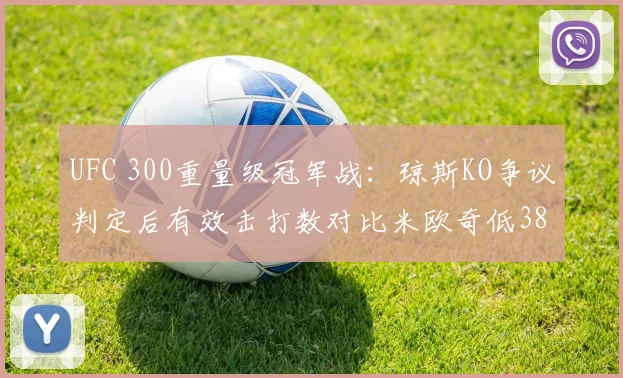 UFC 300重量级冠军战:琼斯KO争议判定后有效击打数对比米欧奇低38%仍获胜